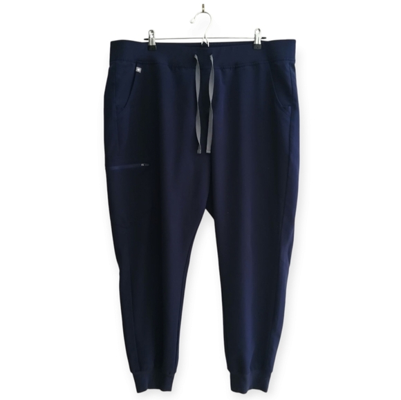Figs Plus Size Zamora Joggers Medical Scrub Bottoms Navy Blue XXL - Picture 16 of 16